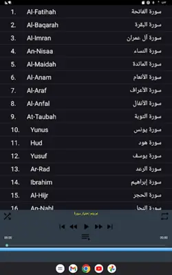 Ali Jaber full Quran android App screenshot 9