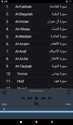 Ali Jaber full Quran android App screenshot 17